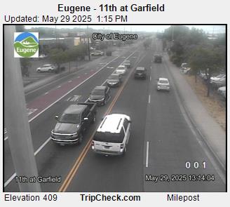 Traffic Cam Eugene - 11th at Garfield